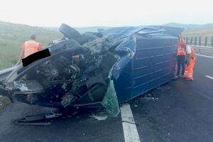 VIDEO FOTO Tragedia de pe A1, Sibiu – Orăştie. Cauza accidentului cu un mort şi cinci răniţi