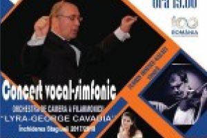 Filarmonica “Lyra-George Cavadia” Braila inchee stagiunea 2017-2018 cu un Concert vocal-simfonic de exceptie