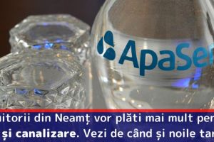 Locuitorii din Neamţ vor plăti mai mult pentru apă şi canalizare. Vezi de când şi noile tarife