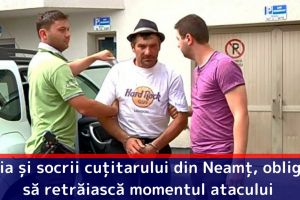 Soţia şi socrii cuţitarului din Neamţ, obligaţi să retrăiască momentul atacului
