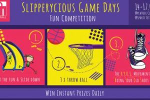 Iulius Mall te invită la ”Slipperycious Game Days”, competiţie amuzantă, pe platoul Cluj Arena