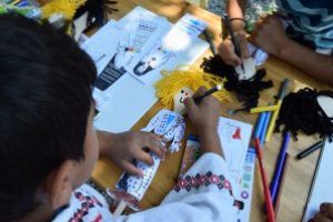 Prezentarea portului popular la Casa Memorială „Romulus Cioflec’’ din Araci