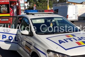 Accident rutier in municipiul Constanta in zona Casa de Cultura. O persoana a fost ranita 