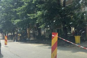 Se schimba bordurile si asfaltul pe Bd. Mihai Viteazu. Nu se stie cat va dura santierul SDM