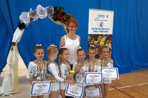 Medalii la concursul national scolar de la Oradea pentru micutele gimnaste de la CSS 1