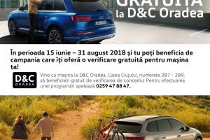 Verificare de concediu gratuită a maşinii tale, la D&C Oradea!