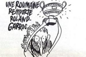 Victoria Simonei Halep de la Roland Garros, terfelită de revista franceză Charlie Hebdo FOTO