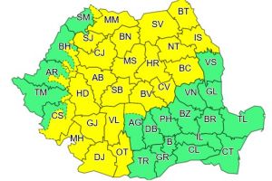 Atenţie! COD GALBEN de furtuni în zona de munte a judeţului Bihor