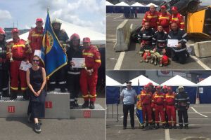 FOTO: ISU Alba, pe locul I la Competiţia Naţională de Descarcerare şi Prim-ajutor Calificat, faza zonală