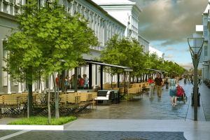 Terasele de pe strada Vasile Alecsandri vor trebui să aibă o formă unitară