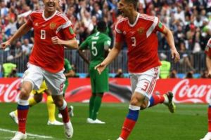 CUPA MONDIALĂ. Rusia şi-a distrus adversarul în meciul de debut! SCOR NEVOROSIMIL la Moscova