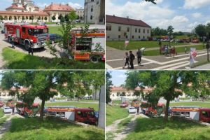 FOTO: INCENDIU la subsolul Arhiepiscopiei Romano Catolice Alba Iulia