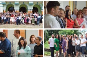 FOTO, VIDEO. Bucuria revederii după 20 de ani, la Colegiul ”HCC” din Alba Iulia. Directorul Valeriu Cerbu: De cei care îmi aduc aminte au realizat ceea ce şi-au propus