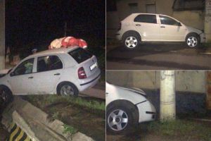 Accident rutier pe DN1: Un tânăr de 23 de ani, din Alba, a fost rănit, după ce a intrat cu maşina într-un stâlp, la Miercurea Sibiului