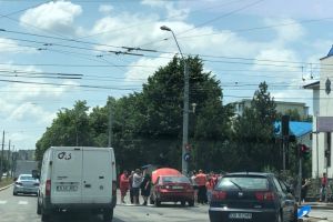 Accident in Ploiesti, la intersectia de la Kaufland Vest