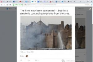 Focul face ravagii în Glasgow. Mai mult de 60 de pompieri se luptă să stingă focul. VIDEO cu amploarea tragediei!