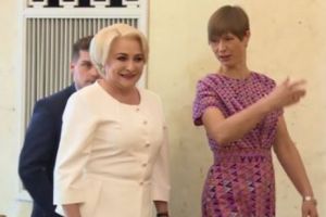 Imagini fără sunet de la vizita lui Dăncilă în Estonia