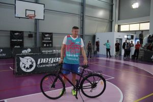 Goian a devenit biciclist după Meciul Vedetelor, la turneul de baschet 3x3