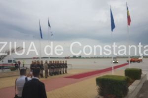 Imagini de la eveniment: Viorica Dancila si premierul eston inaugureaza o noua ruta de transport aerian Constanta - Tallinn