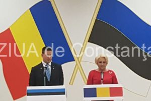 Consulatul onorific al Estoniei la Constanta inaugurat de premierii Dancila si Ratas