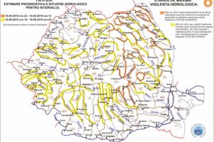 Cod PORTOCALIU de inundatii in Prahova