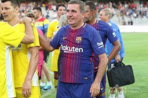 E brazilian“: Gica Hagi a marcat pentru Legendele Barcelonei in meciul cu Generatia de Aur a Romaniei (galerie foto)