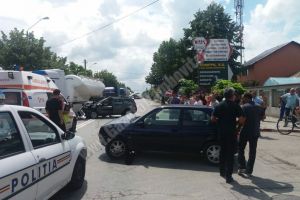 TÂRGOVIȘTE: Circulaţie blocată la intrarea în Târgovişte dinspre Bucureşti