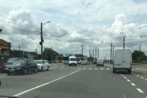 ACCIDENT într-o zonă intens circulată din municipiu!
