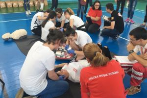 FOTO. Liceul „Dr.Lazăr Chirilă” Baia de Arieş va reprezenta judeţul Alba la faza naţională a concursului pentru sănătate şi prim ajutor „Sanitarii Pricepuţi”