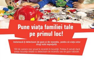Viaţa celor dragi este nepreţuită, instalaţi-vă detectoare de gaze şi de incendiu!