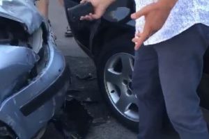 Accident rutier in lant pe strada General Manu din municipiul Constanta. Patru masini implicate