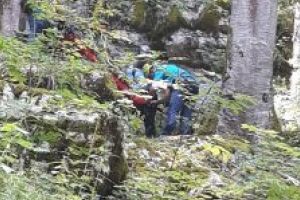 Pregătire a jandarmilor  montani, în Cheile Vârghişului