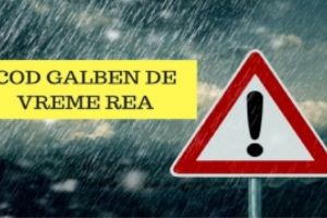 ALERTĂ METEO/ A fost emis COD GALBEN pentru 8 judeţe