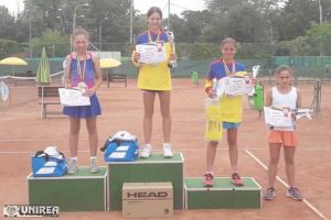 FOTO: Alexia Mărginean (TC SUN Alba Iulia), iarăşi campioană naţională la individual şi vicecampioană naţională la dublu! 2018, un an de senzaţie pentru tenismena din Aiud