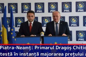 Piatra-Neamţ: Primarul Dragoş Chitic contestă în instanţă decizia de majorare a preţului apei