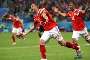 CAMPIONATUL MONDIAL. Rusia merge în „optimi”, după o victorie CATEGORICĂ în faţa Egiptului. Salah n-a făcut minuni pentru africani