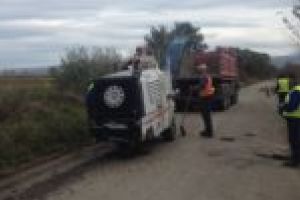 Direcţia Regională de Drumuri şi Poduri Timişoara şi-a adus aminte şi de Caraş-Severin!