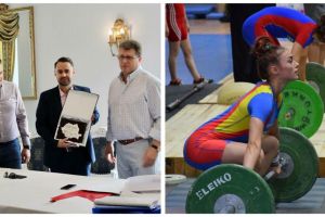 FOTO. A început Campionatul Naţional de Haltere Under 17 de la Alba Iulia: CS Unirea, distincţie din partea federaţiei pentru sprijinul acordat acestui sport