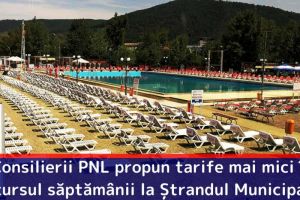 Piatra-Neamţ: Consilierii PNL propun tarife mai mici în cursul săptămânii la Ștrandul Municipal