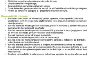 Distribuţie Oltenia angajează