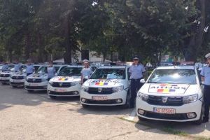 Nouă Logan-uri noi de poliţie vor fugări infractorii din Vrancea