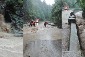 Torent format pe un drum administrat de SDN Miercurea Ciuc