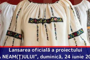 Lansarea oficială a proiectului „IA NEAM(Ţ)ULUI” duminică, 24 iunie 2018, la Muzeul de Artă Piatra-Neamţ