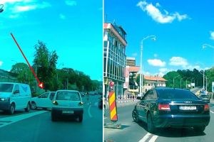 VIDEO FOTO Întoarceri interzise în Sibiu. În faţă la Teatru şi pe Alba Iulia