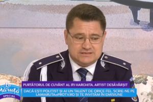 Purtătorul de cuvânt al IPJ Harghita, Gheorghe Filip, într-un reportaj exepţional ”La Măruţă”