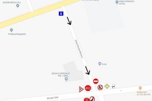 Segment rutier din strada Bălcescu, transformat în sens unic