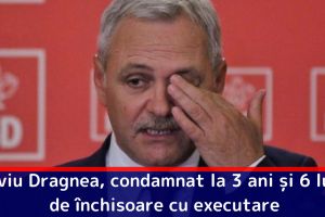 Judecătorii au decis: Liviu Dragnea, condamnat la 3 ani şi 6 luni de închisoare cu executare