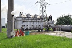 Incendiu la un transformator electric dezafectat, la Timisoara