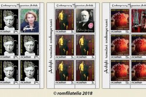 Emisiunea de mărci poştale „Artişti români contemporani”