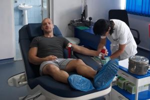 Judoka de la CSM Liberty au donat sânge! (FOTO)